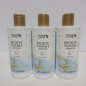 ( Lot 3 ) Personal Care SENSITIVE SKIN Body Wash with Aloe Vera 14 oz Each NEW